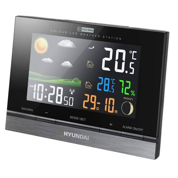 Meteorologická stanice Hyundai WS 2303 černá


