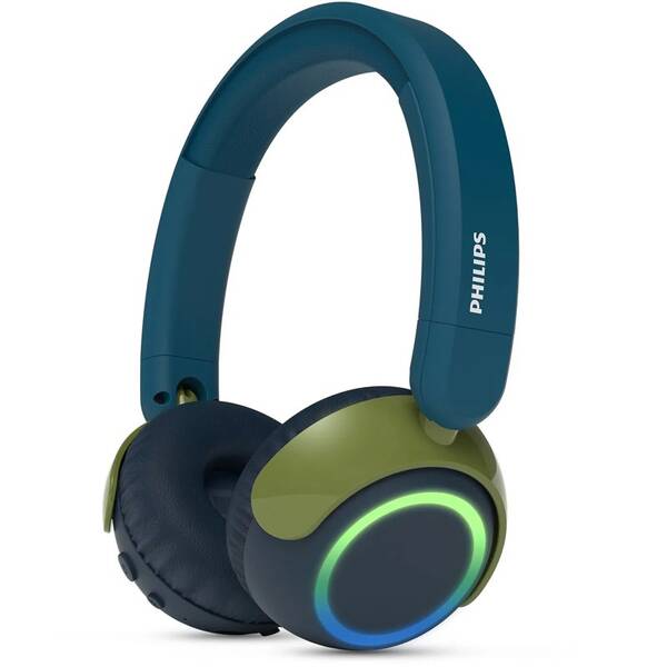 Sluchátka Philips TAK4200CT, dětská modrá/zelená

