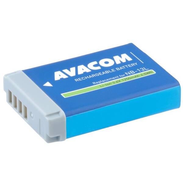 Baterie Avacom Canon NB-13L Li-Ion 3.6V 1250mAh 4.5Wh modrá

