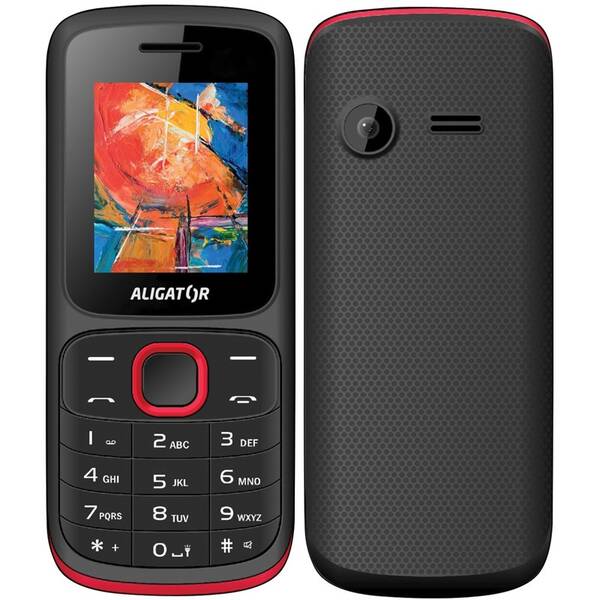 Mobilní telefon Aligator D210 Dual SIM černá barva
