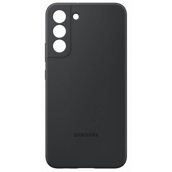 Kryt na mobil Samsung Silicone Cover na Galaxy S22+ černý

