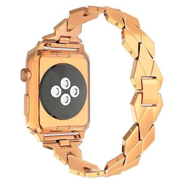 Řemínek WG Universal, kovový, spade, 22mm - rose gold 


