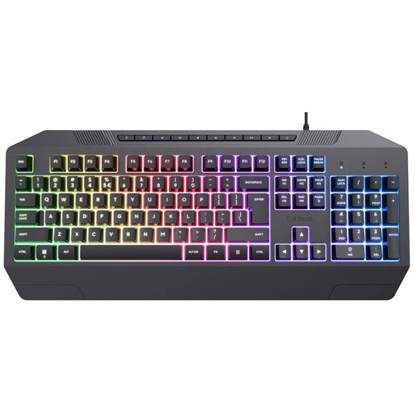 Klávesnice Trust GXT836 EVOCX, USB, US layout černá

