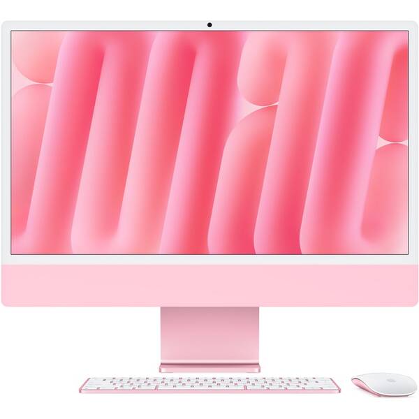 Počítač All In One Apple 24" CTO M4 8× CPU 8× GPU, 16 GB, 512 GB - růžový CZ 


