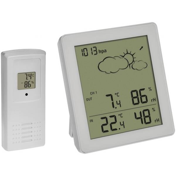 Meteorologická stanice TFA 35.1168.02 CLEAR bílá

