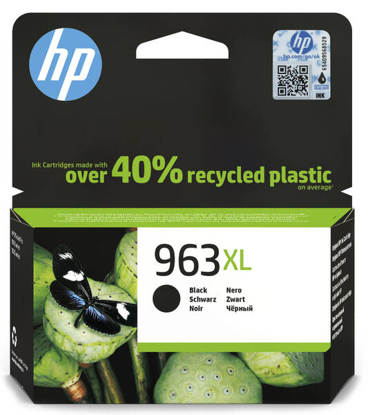 Inkoustová náplň HP 963XL, 2 000 stran černá

