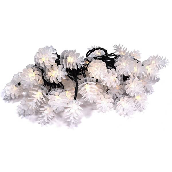 Vánoční osvětlení RETLUX RXL 369, řetěz (šišky), 40 LED, 10 m, teplá bílá 

