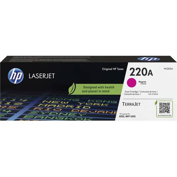 Toner HP 220A, 1800 stran purpurový

