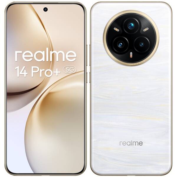 Mobilní telefon realme 14 Pro+ 5G 12 GB / 512 GB bílý

