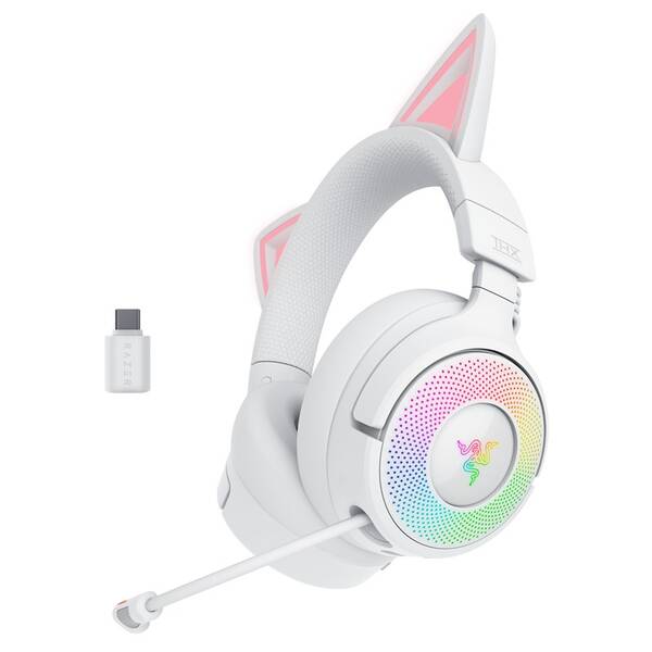 Headset Razer Kraken Kitty V3 Pro bílý

