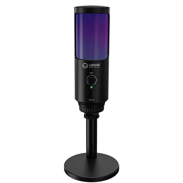 Mikrofon Lorgar SMP40 RGB černý

