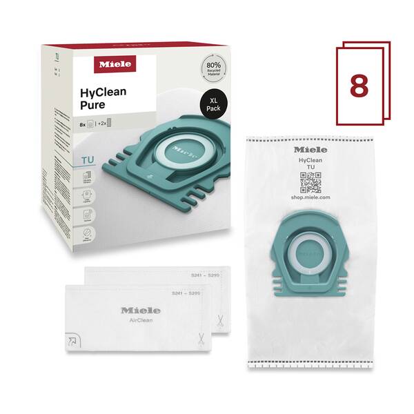 Sáčky do vysavače Miele TU XL HyClean Pure (8 ks) 

