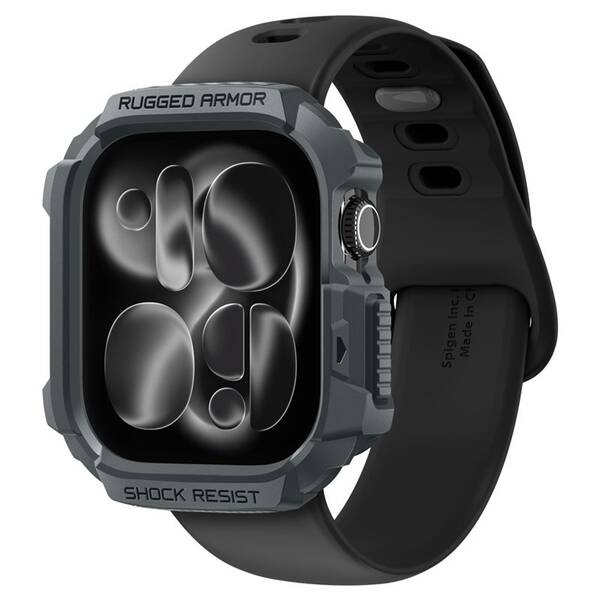 Ochranné pouzdro Spigen Rugged Armor 2 na Apple Watch 46mm grafitové

