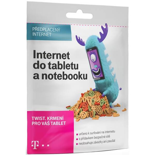 SIM karta T-Mobile 200Kč Twist Online Internet 

