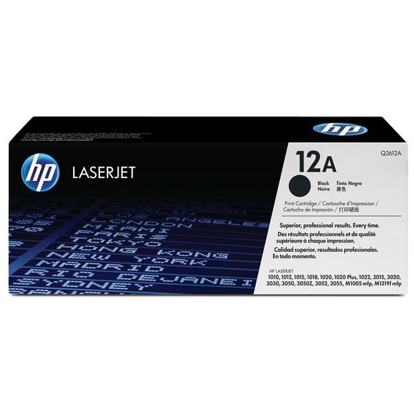 Toner HP 12A, 2 000 stran černý


