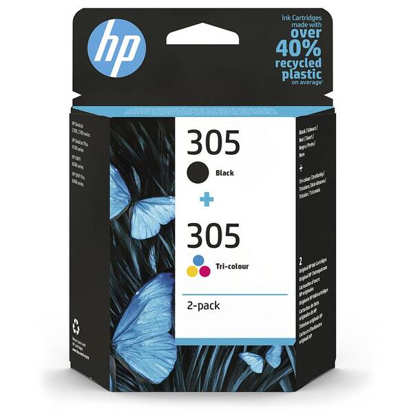 Inkoustová náplň HP 305, 120/100 stran, CMYK 
