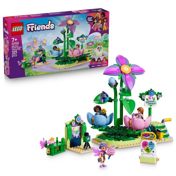 Stavebnice LEGO® Friends 42702 Květinový kolotoč s vílami 

