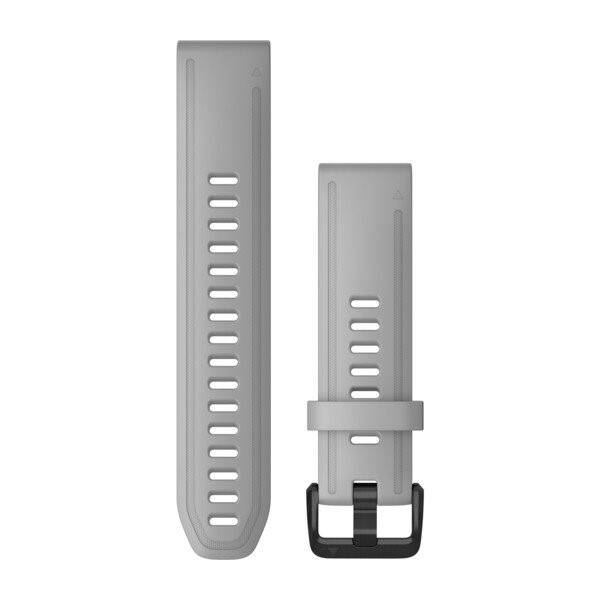 Řemínek Garmin QuickFit (20 mm), silikonový šedý

