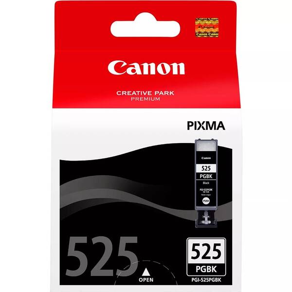 Inkoustová náplň Canon PGI-525 Bk, 340 stran černá

