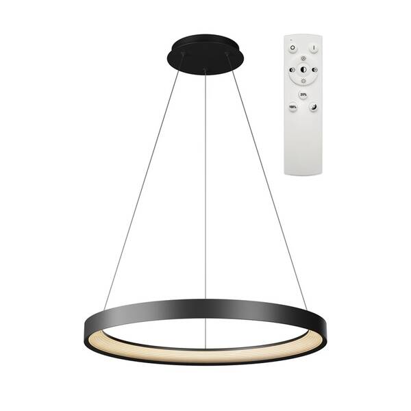 Závěsné svítidlo Top Light Orbit 50CZ RC, 40W, max.4000lm, stmívání, 3000-6500K, dálkové ovládání, 50 cm černé

