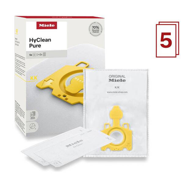 Sáčky do vysavače Miele HyClean KK, 5 ks bílý

