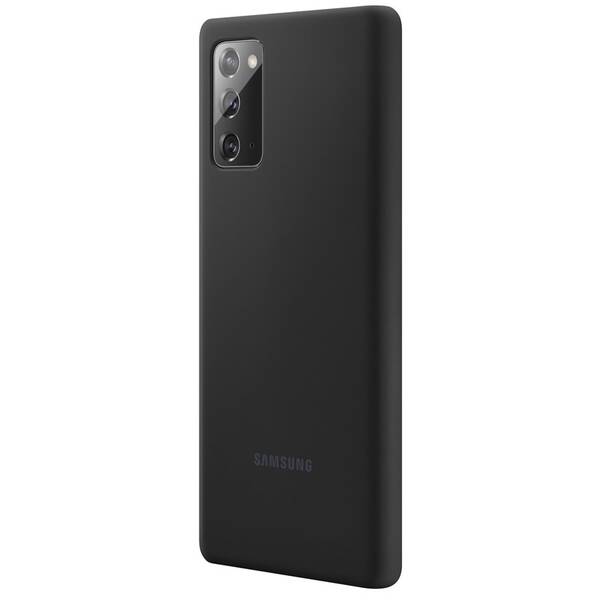 Kryt na mobil Samsung Silicone Cover na Galaxy Note20 černý


