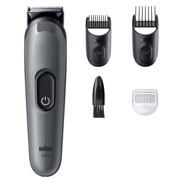 Zastřihovač multifunkční Braun AIO3500 šedý

