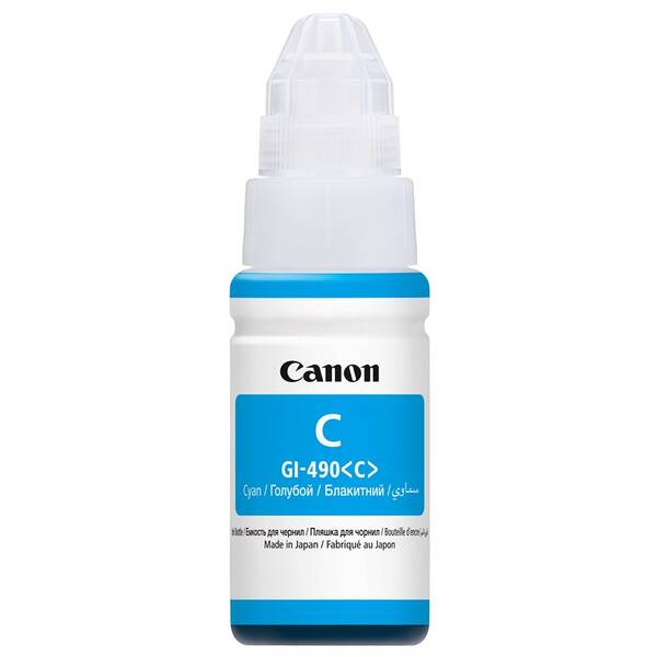 Inkoustová náplň Canon GI-490, 7000 stran azurová

