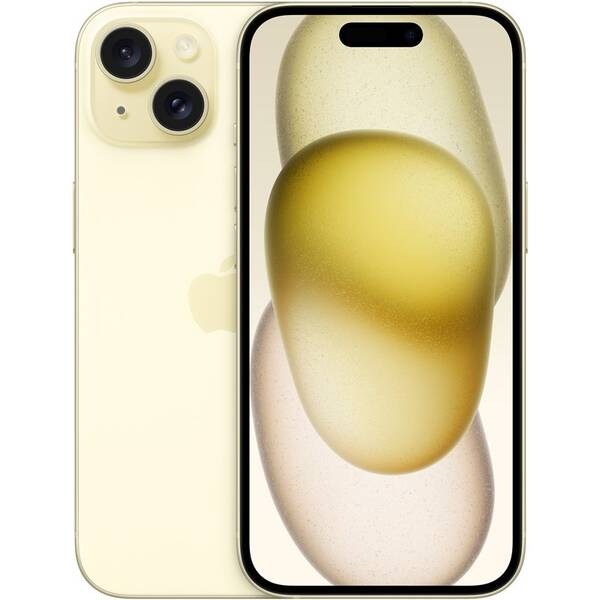 Mobilní telefon Apple iPhone 15 512 GB Yellow 

