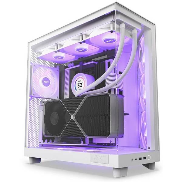Case NZXT H6 Flow RGB bílá

