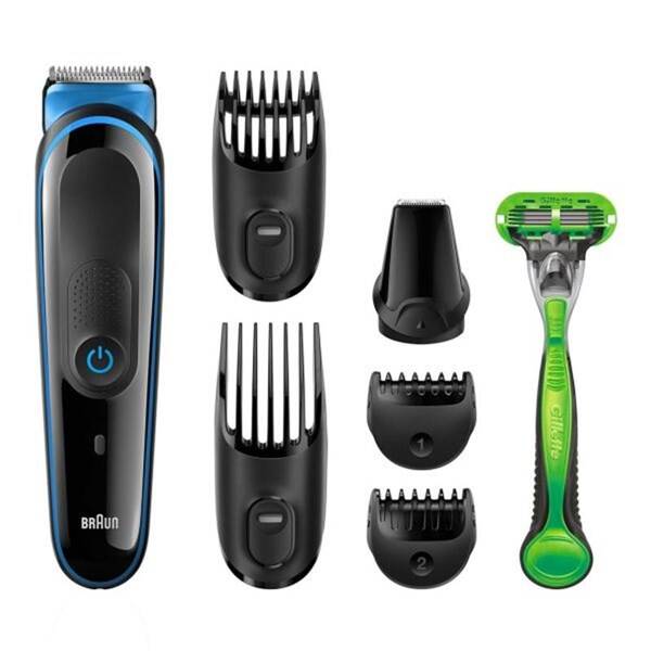 Zastřihovač multifunkční Braun MGK 3040 černý/modrý

