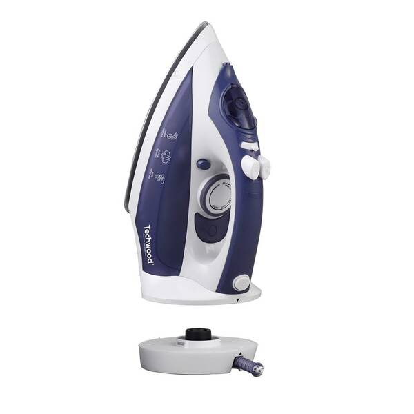 Žehlička Techwood TFS249 bílá/fialová

