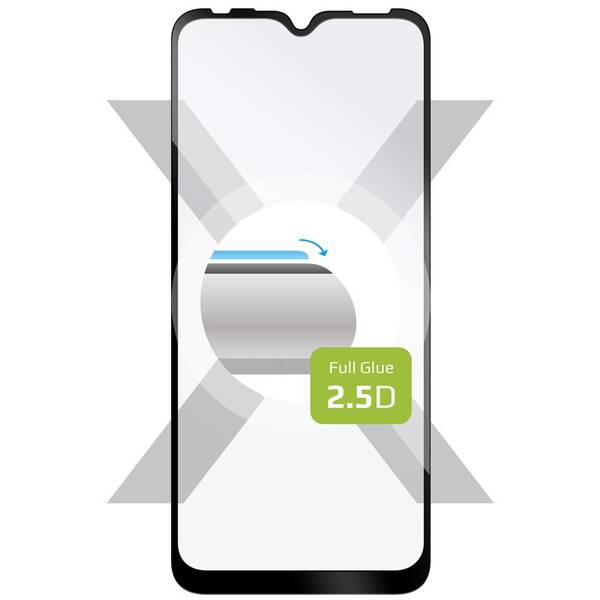 Tvrzené sklo FIXED Full-Cover na Infinix Smart 6 černé

