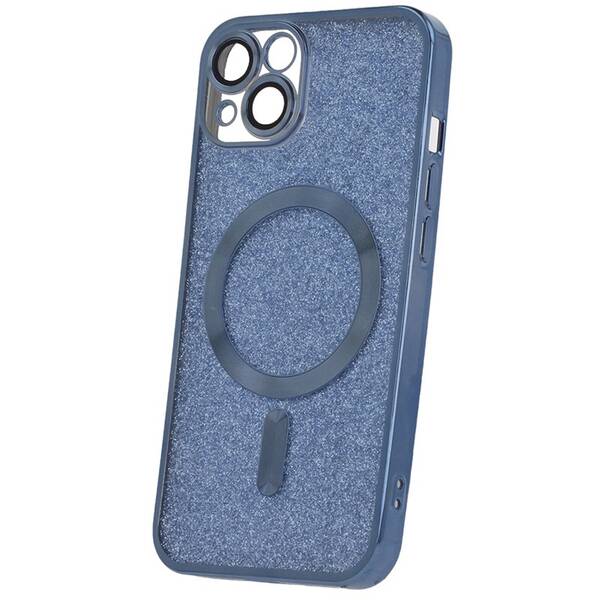 Kryt na mobil CPA Mag Glitter Chrome na Apple iPhone 13 Pro Max modrý

