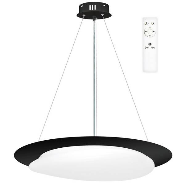 Závěsné svítidlo Top Light Stone CZ RC černé


