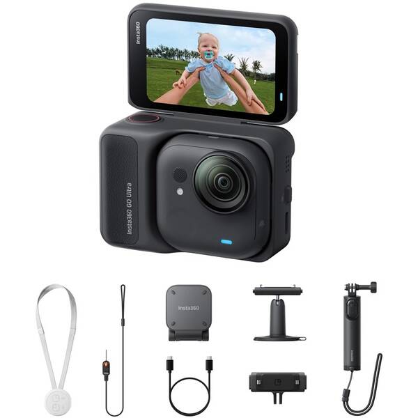 Outdoorová kamera Insta360 GO Ultra Creator Bundle černá barva

