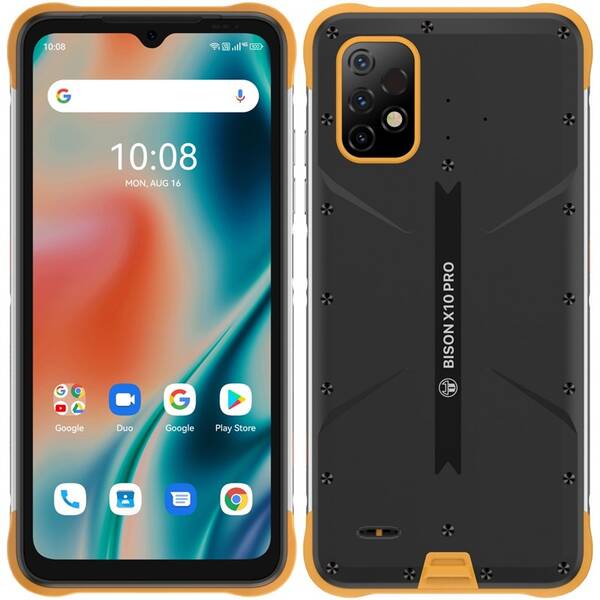 Mobilní telefon UMIDIGI Bison X10 Pro černý/žlutý

