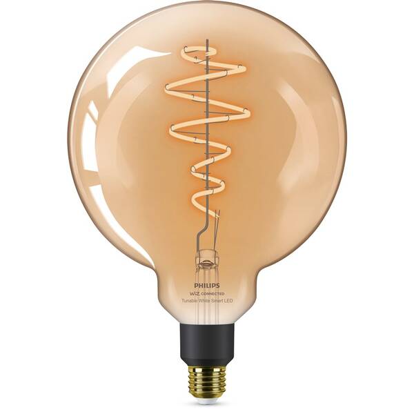 Chytrá žárovka Philips Smart LED 6W, E27, jantarové sklo, Tunable White 

