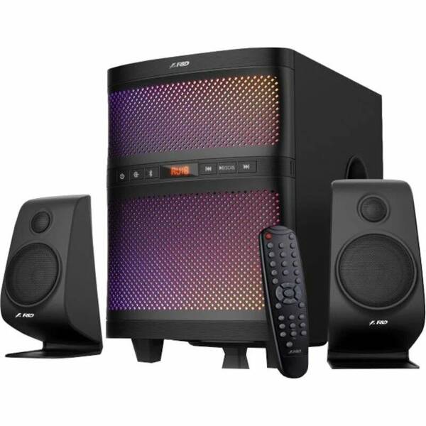 Reproduktory Fenda F&D F580X 2.1, bluetooth, rádio, USB, dálkové ovládání černé

