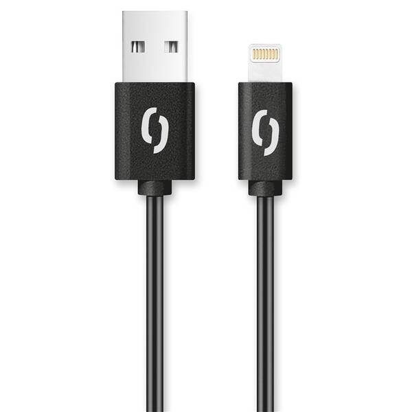 Kabel Aligator USB/Lightning, 2m černý

