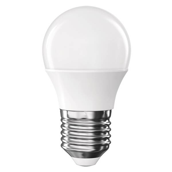 Žárovka LED EMOS Classic Mini Globe, 6,5 W, 806lm, E27, teplá bílá 

