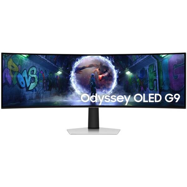 Herní monitor Samsung Odyssey OLED G9 stříbrný

