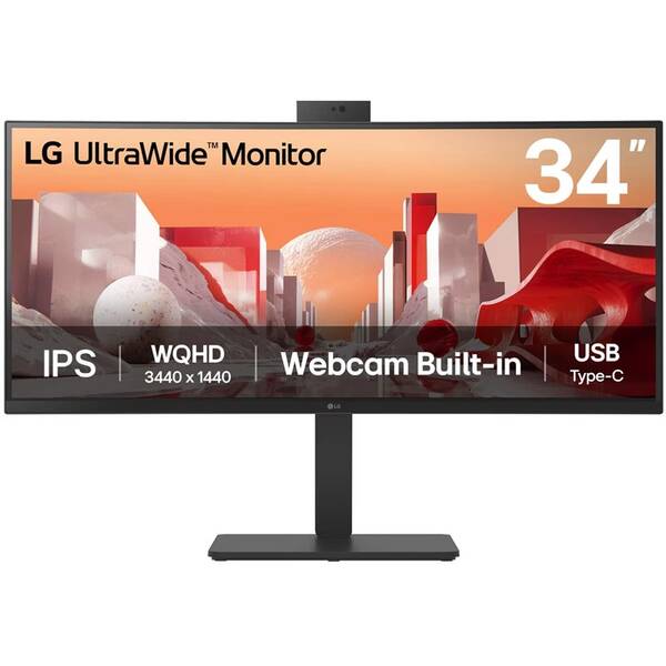 Monitor LG UltraWide 34BA85QE-B černý

