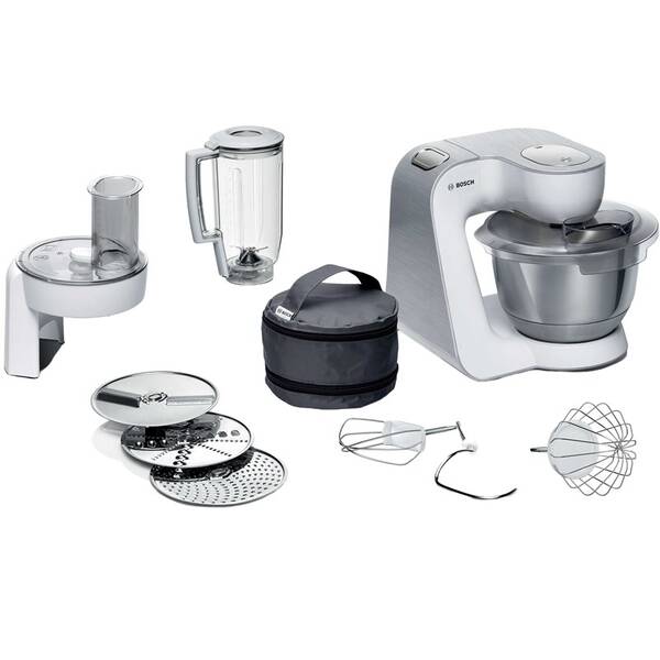 Kuchyňský robot Bosch MUM58W20 stříbrný/bílý

