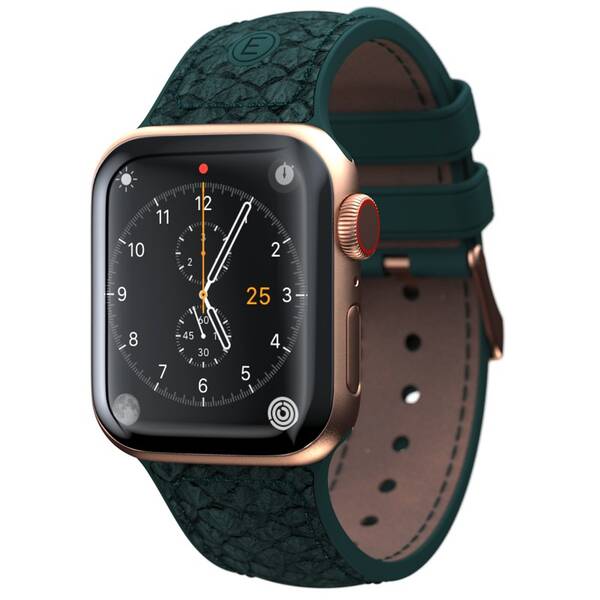 Řemínek Njord Jord na Apple Watch 42/44/45/49mm zelený

