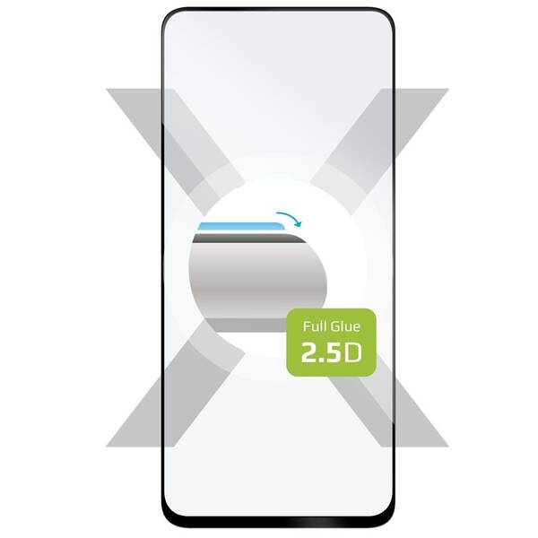 Tvrzené sklo FIXED Full-Cover na Honor X8 5G/X6 černé

