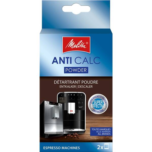 Odvápňovač pro espressa Melitta Anti calc Espresso 2x40g 

