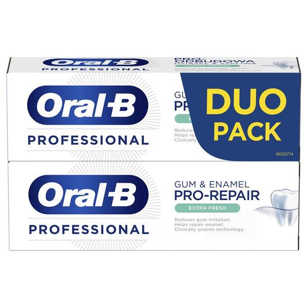 Zubní pasta Oral-B Extra Fresh Duo Pack G&E 2× 75 ml 

