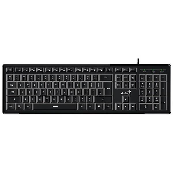 Klávesnice Genius Slimstar 820, Copilot, CZ/SK layout černá


