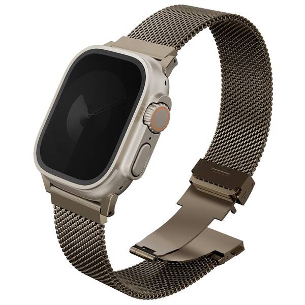 Řemínek Uniq Dante Pro na Apple Watch 49/46/45/44 mm zlatý

